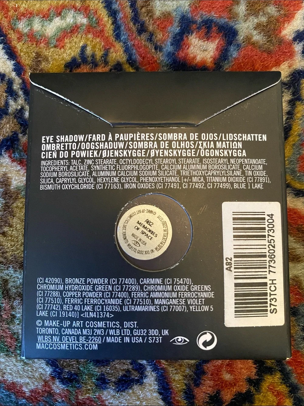MAC Single Pan Eyeshadow-Memories of Space- Limited Edition